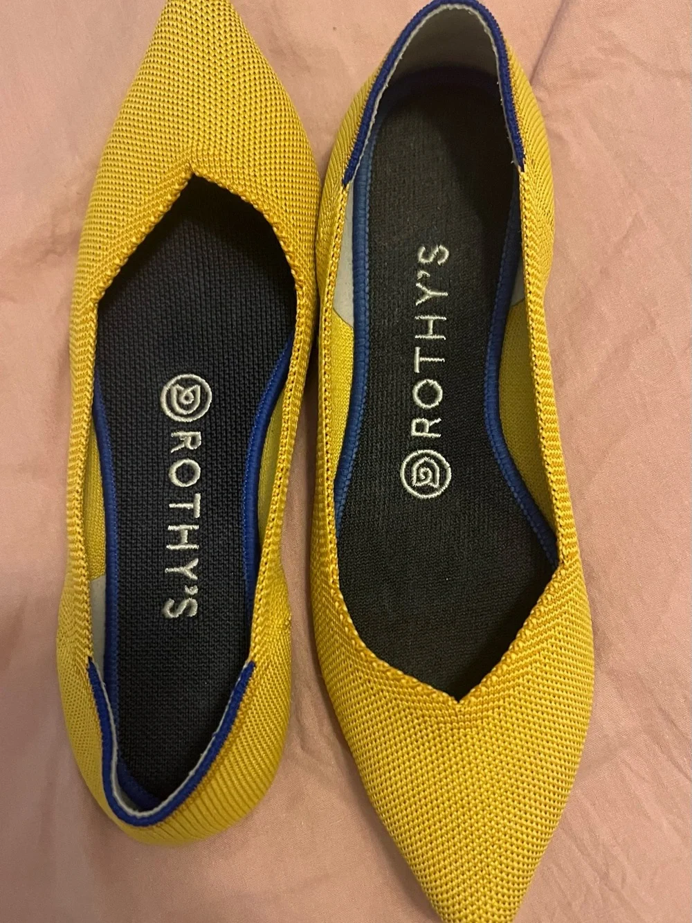 Rothys mustard yellow